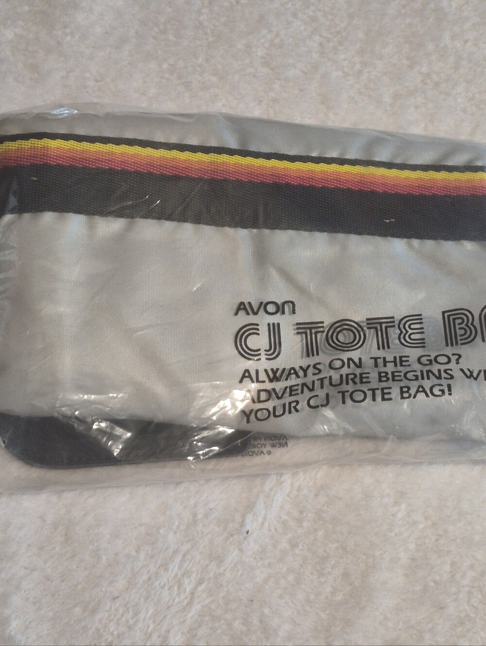 Vintage 1982 Avon CJ Tote Bag